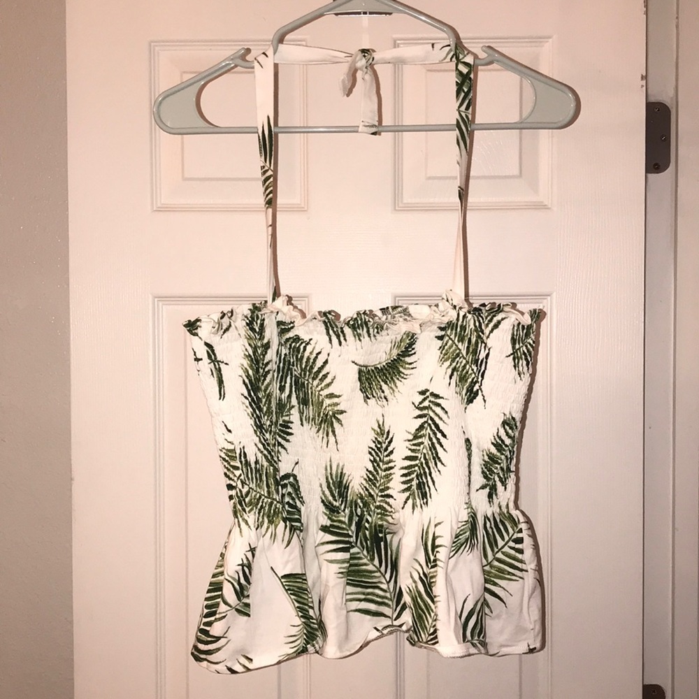 H&M Tropical Halter Top
